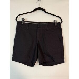 Columbia Womens Black Hiking Shorts Size 6 Outdoor Trail‎ Utility Casual